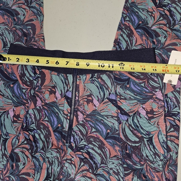 Anthropologie Samia Printed Zip Up Jogger Pant NWT Medium - Picture 5 of 6